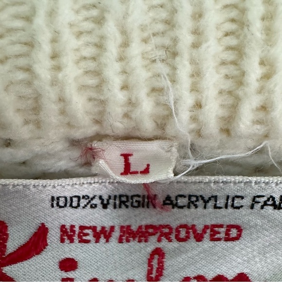 Kimlon Embroidered Floral Print Cardigan Sweater Size Large - Picture 12 of 15